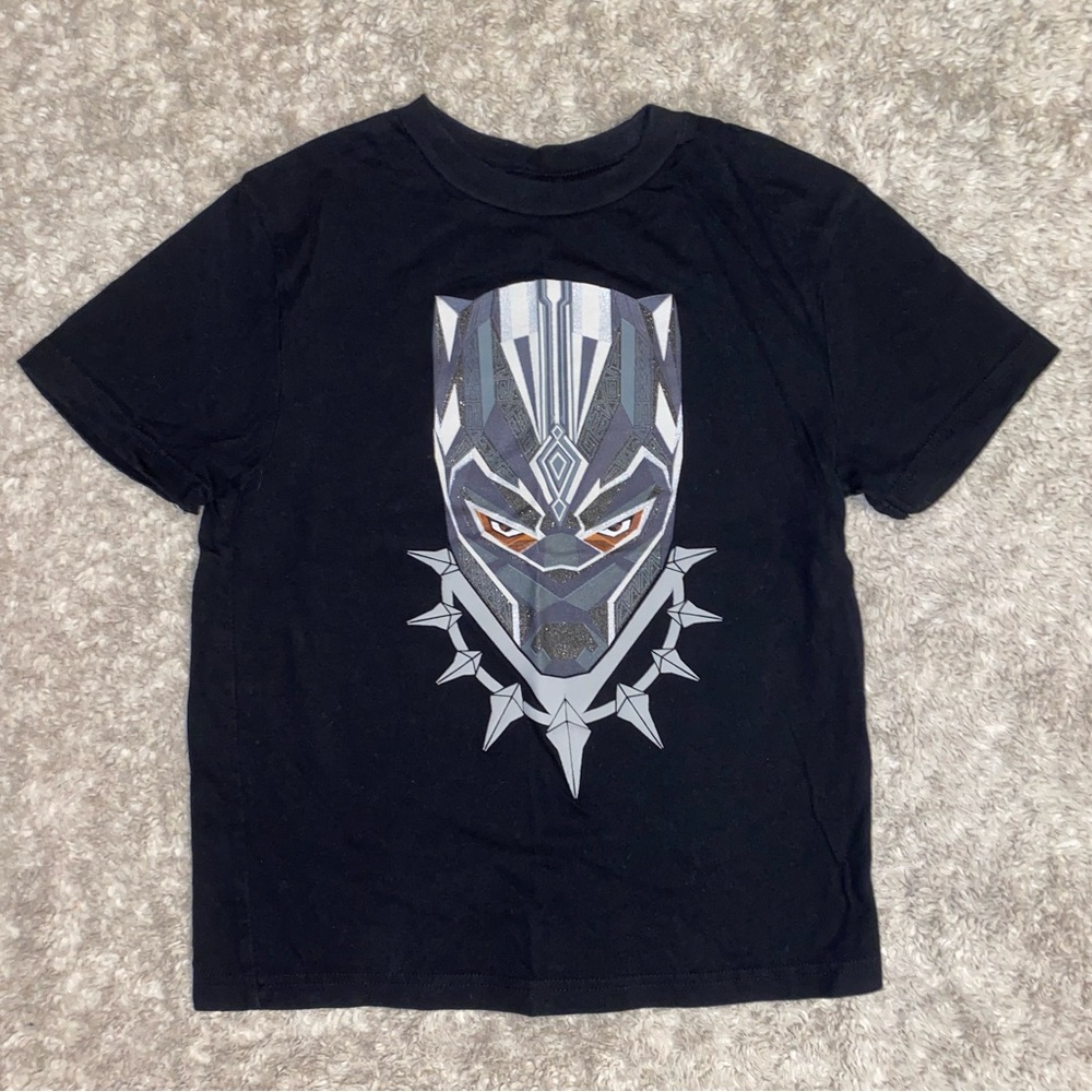 Marvel Black Panther Kids Tee - Black and Gray